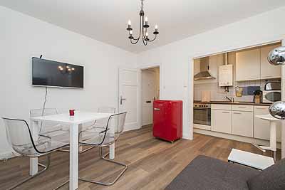 appartement k12 raumansicht esstisch k chenzeile